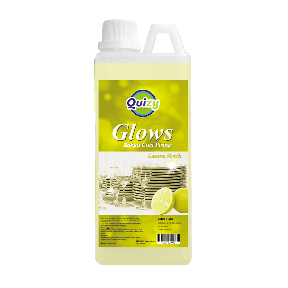 Sabun Cuci Piring, Glows Lemon 1 Liter