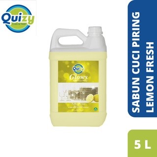 Quizy - Sabun Cuci Piring - Glows Lemon Fresh 5L-2